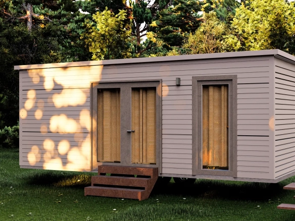 EkoLife tiny house - uygun fiyatlı ve şık tasarımlı küçük ev modeli