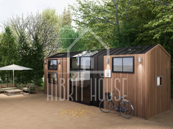 serenity tekerleksiz tiny house