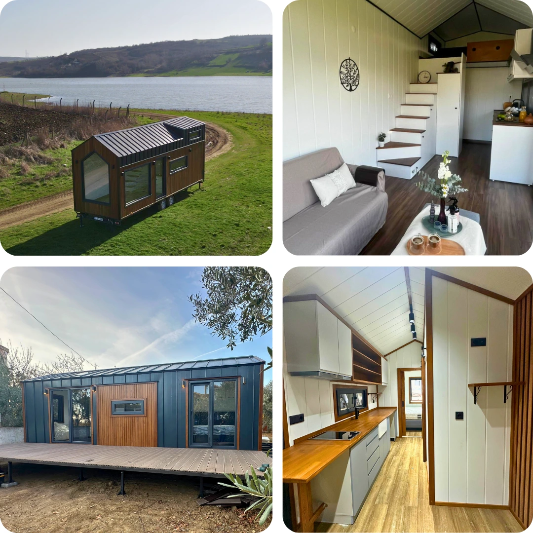 Loft ve tek katlı modern tiny house modelleri – iç ve dış mekan tasarımları